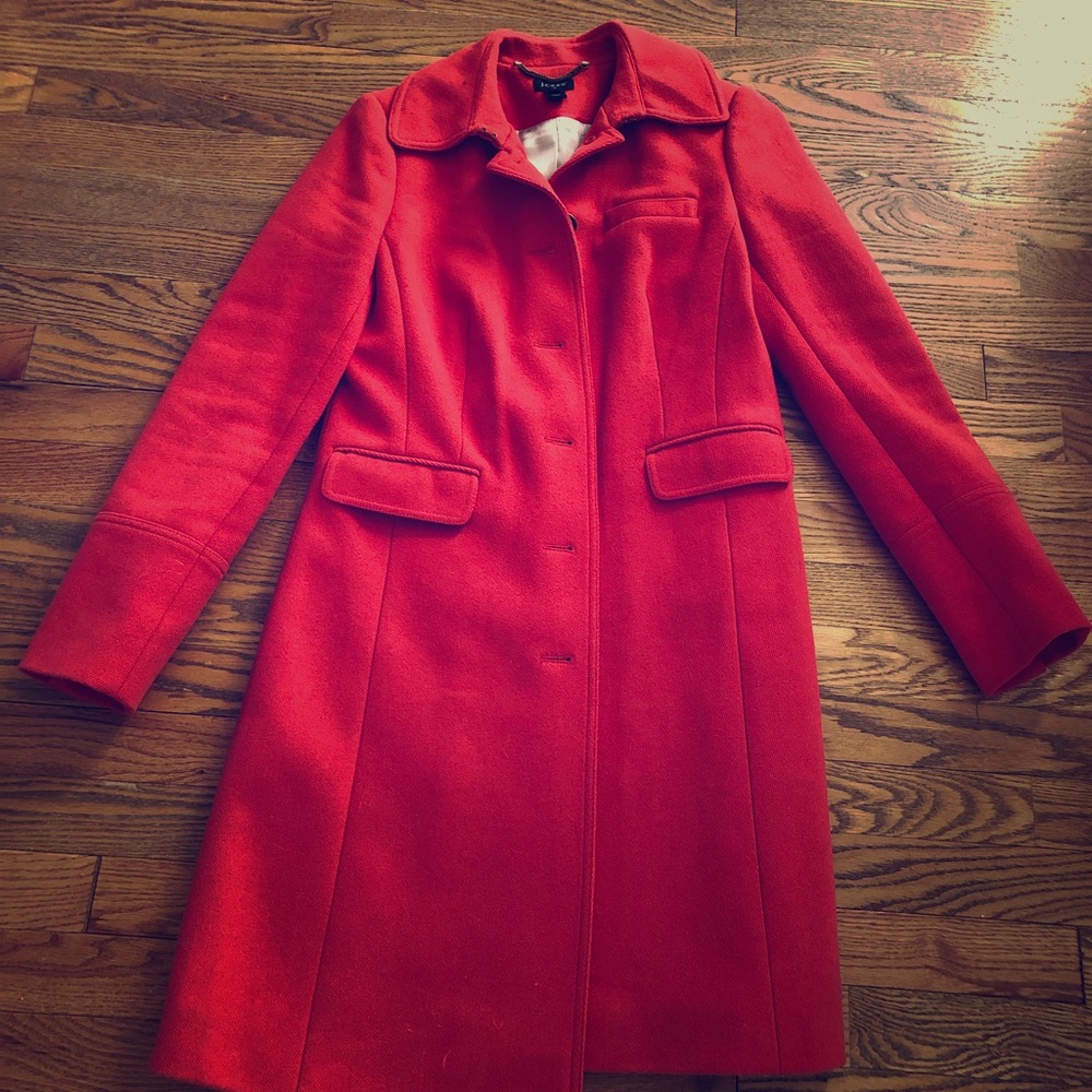 JCREW burnt orange JCREW topcoat 4